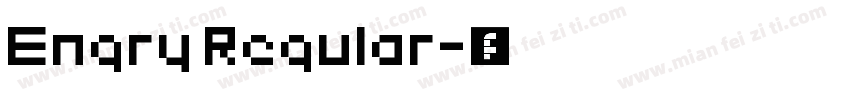 Engry Regular字体转换
